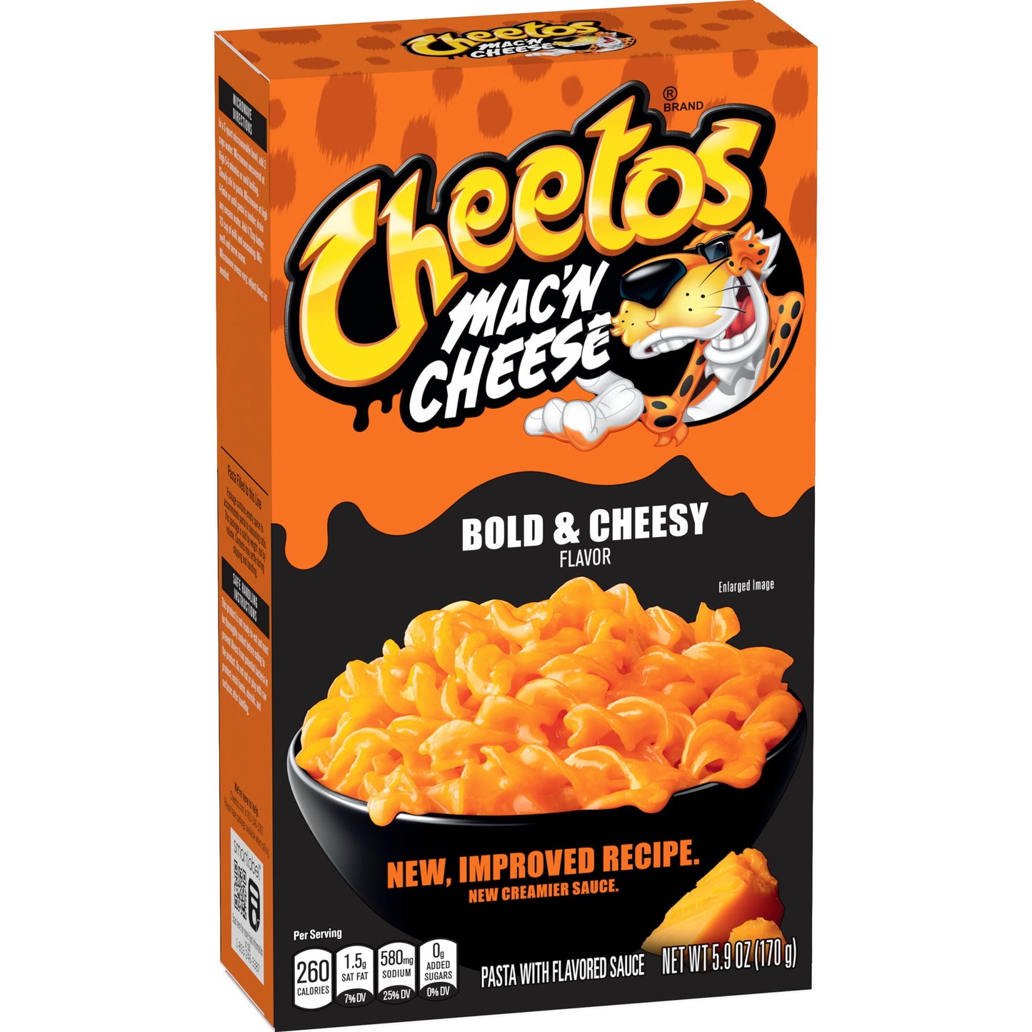 Cheetos Mac N Cheese Pasta con Salsa Saborizada Sabor Atrevido y Cursi, Caja de 5.9 oz