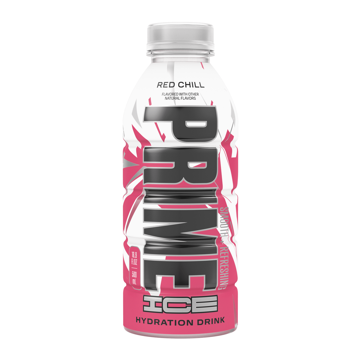 Prime Ice Bebida Deportiva Hidratante Red Chill, 16.9 fl oz, Botella