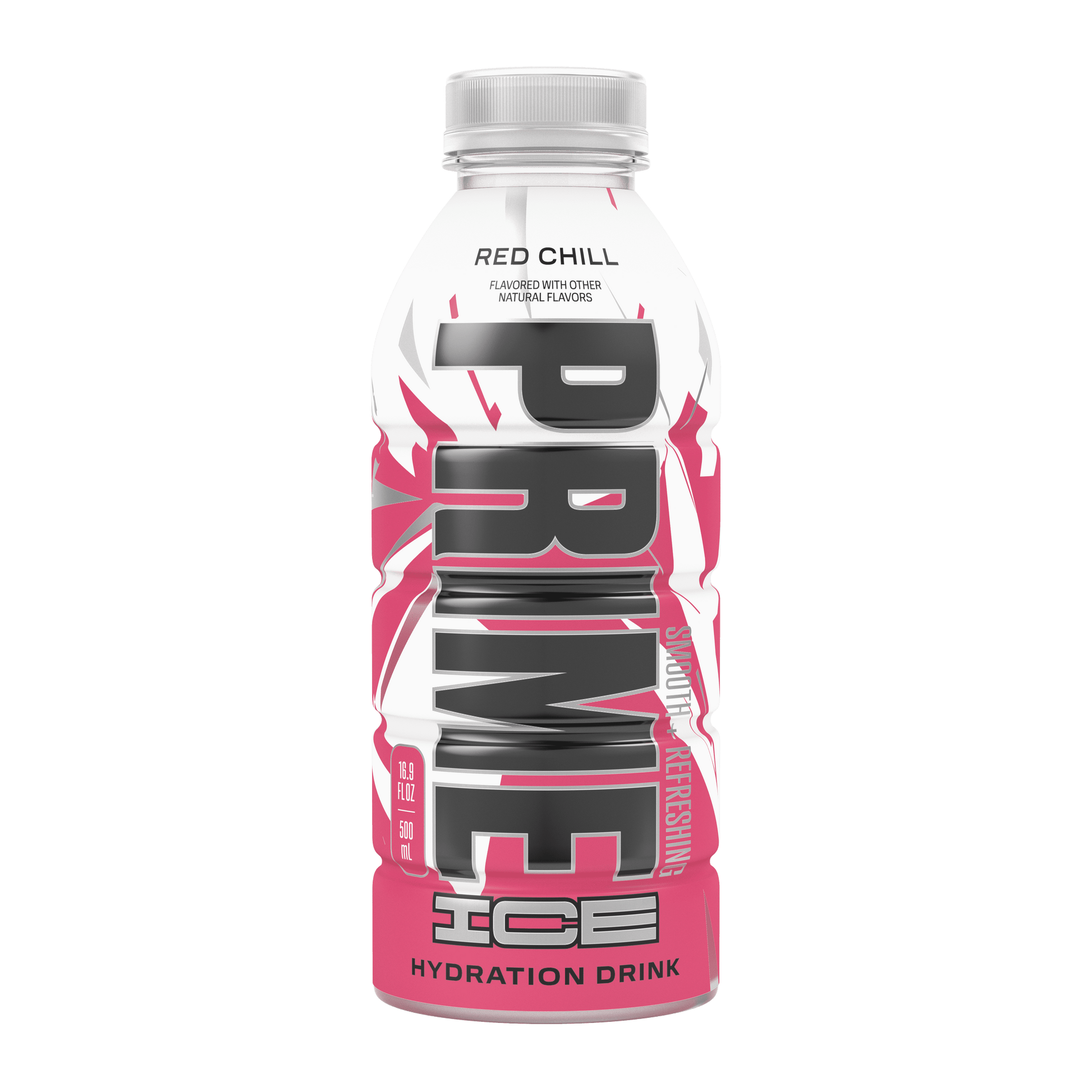 Prime Ice Bebida Deportiva Hidratante Red Chill, 16.9 fl oz, Botella
