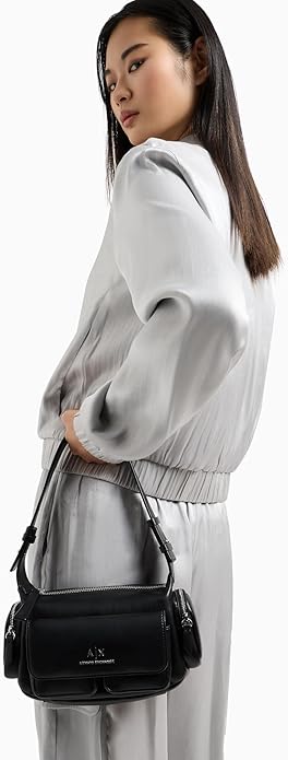 Armani Exchange A | X Rachel Bandolera, Negro