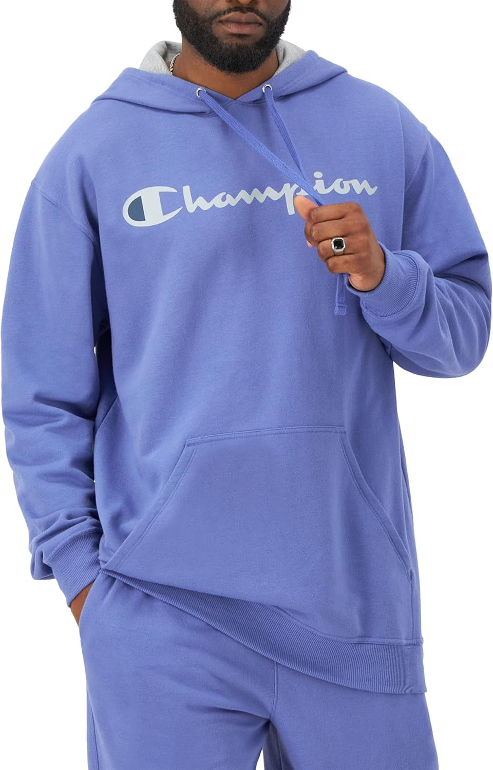 Men'S Fleece Script Logo Hoodie (Reg. or Big & Tall)