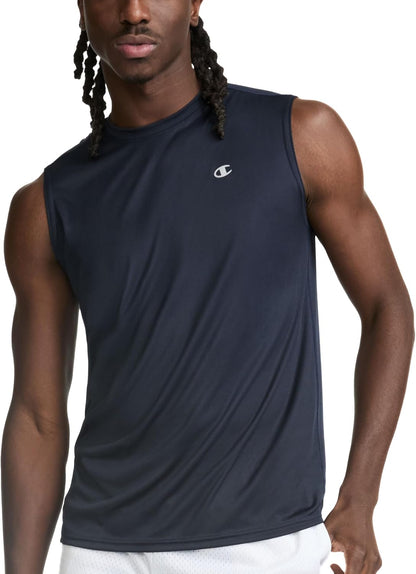 Champion Camiseta sin mangas para hombre, camiseta deportiva para hombre