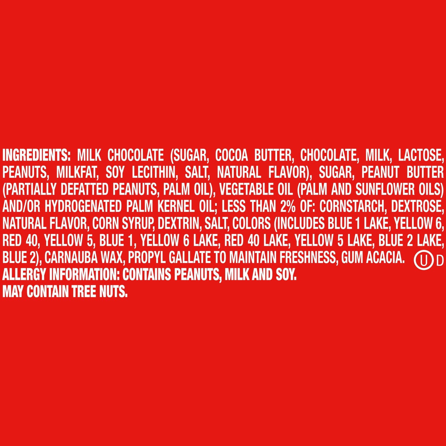 M&M's Caramelo de Chocolate con Leche y Mantequilla de Maní Minis - Megatubo de 1,74 oz (el Embalaje Puede Variar)