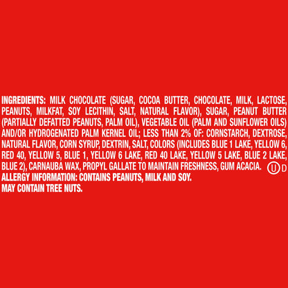 M&M's Caramelo de Chocolate con Leche y Mantequilla de Maní Minis - Megatubo de 1,74 oz (el Embalaje Puede Variar)
