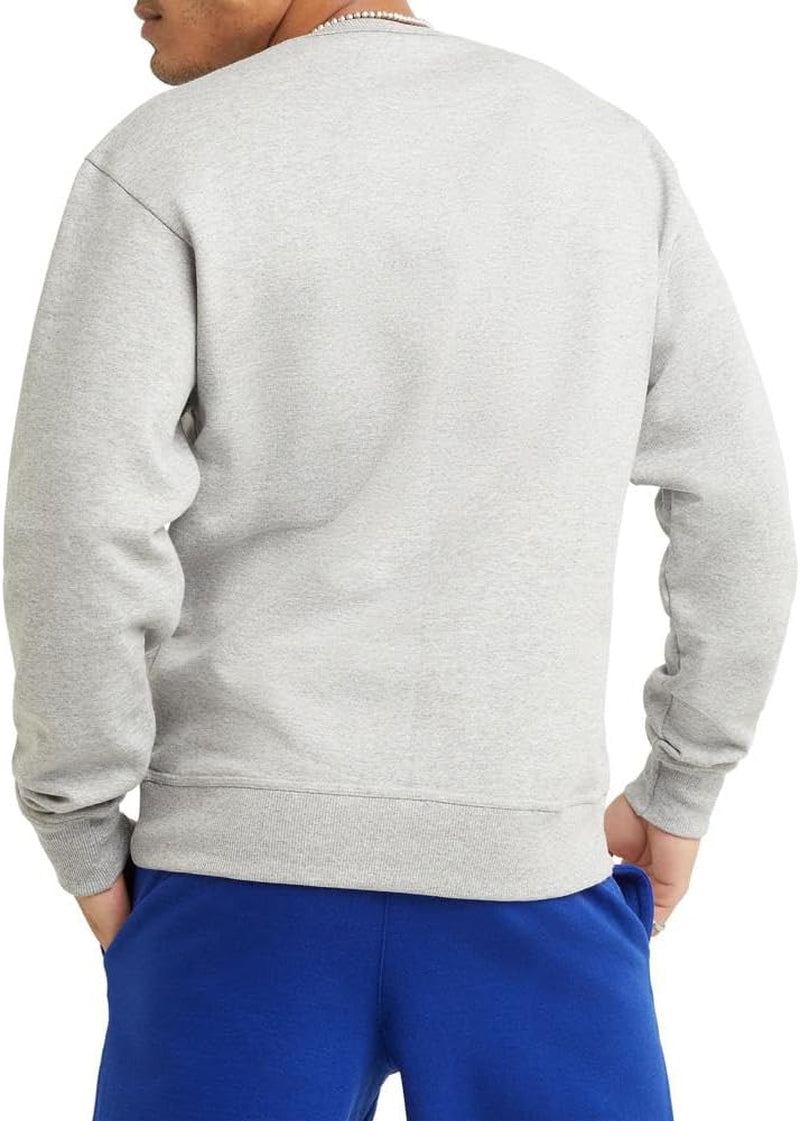 Champion - Sudadera de vellón Powerblend de peso medio con cuello redondo para hombre