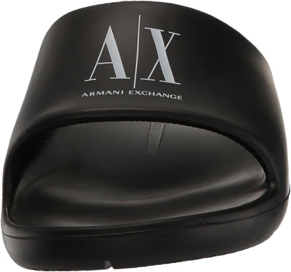 Armani Exchange Sandalias con logo para hombre