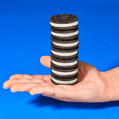 OREO Thins Galletas Sándwich de Chocolate con Crema de Menta, Tamaño Familiar, 11.78 oz