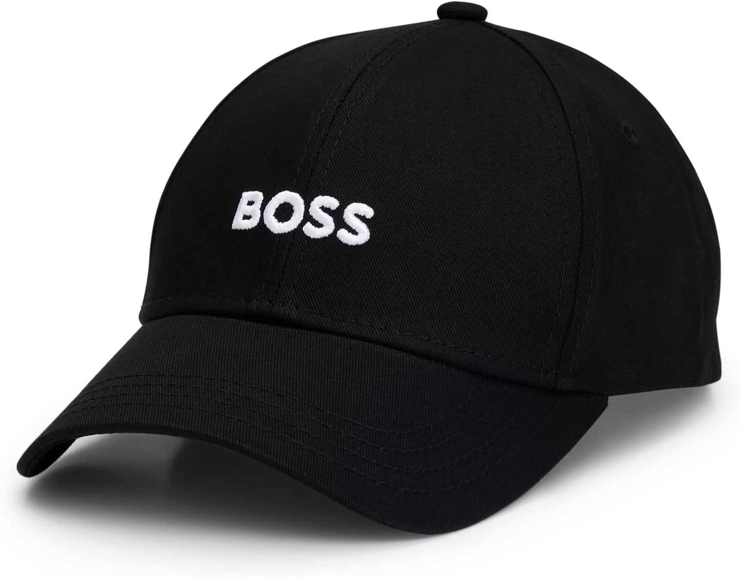 BOSS Gorra de sarga con logotipo central para hombre