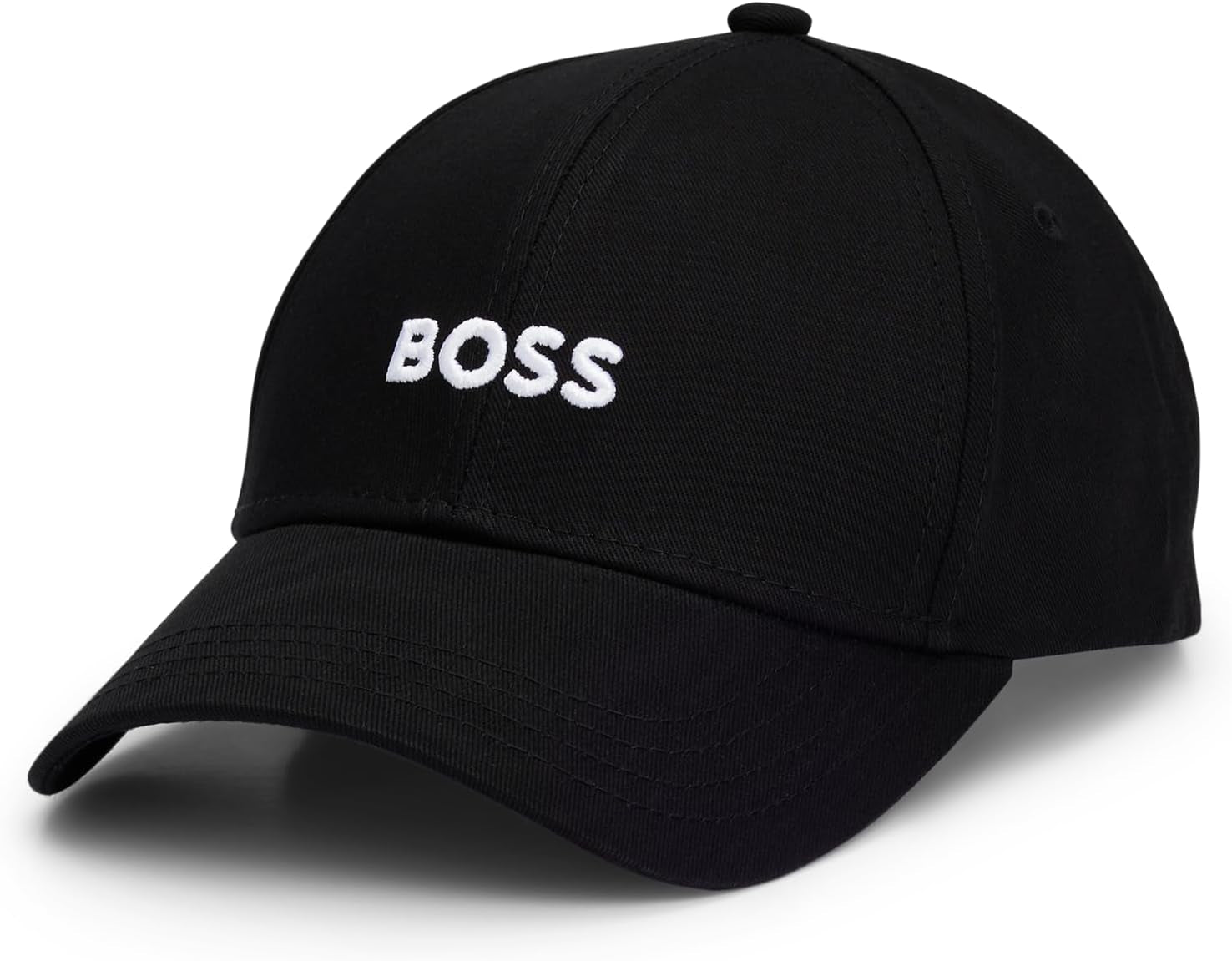 BOSS Gorra de sarga con logotipo central para hombre