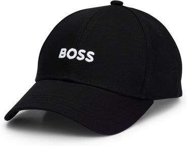 BOSS Gorra de sarga con logotipo central para hombre