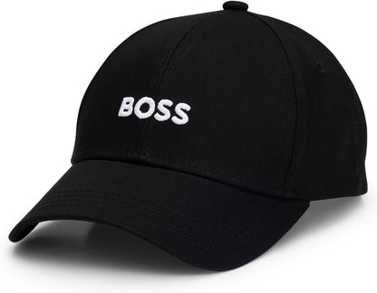 BOSS Gorra de sarga con logotipo central para hombre