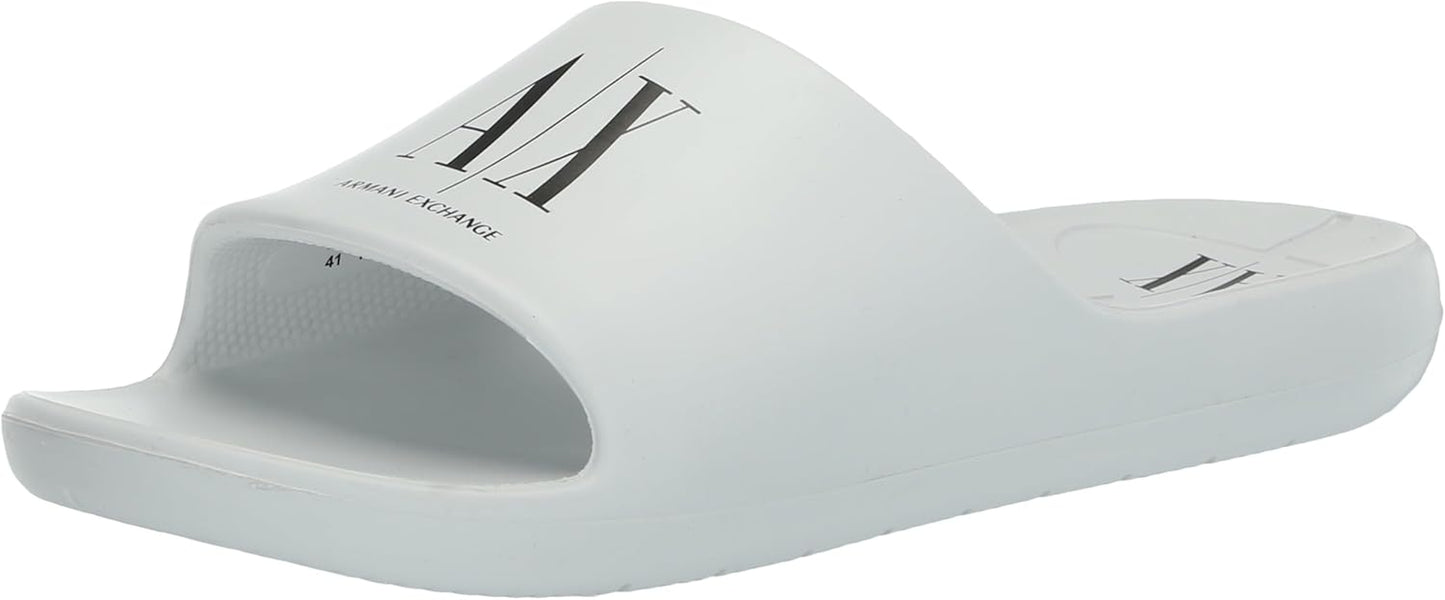 Armani Exchange Sandalias con logo para hombre