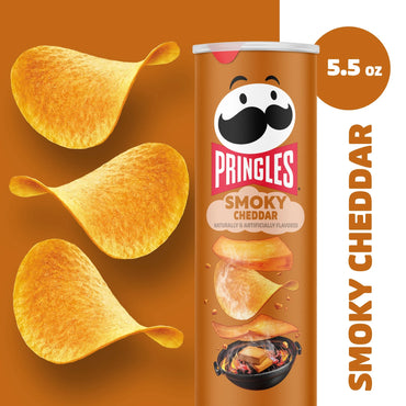 Pringles Smoky Cheddar  5.5 Oz 