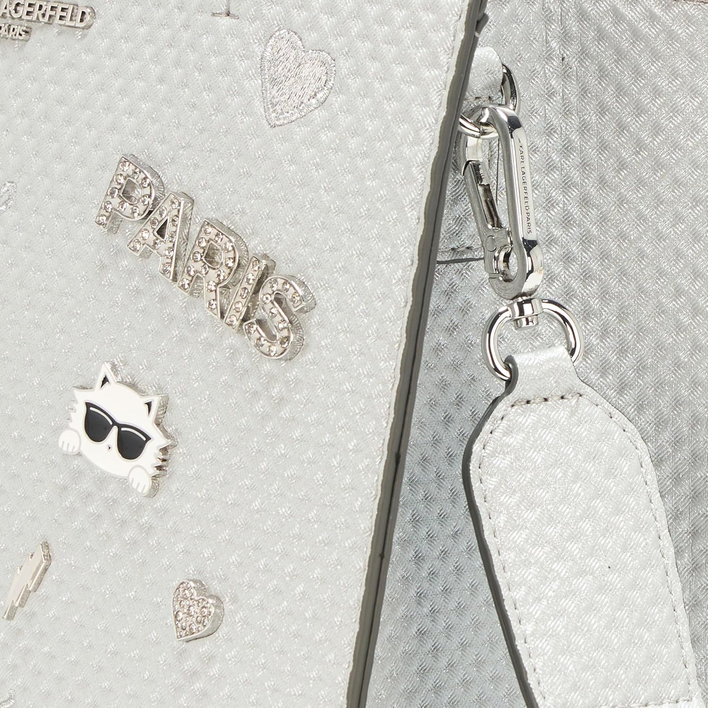 KARL LAGERFELD womens Maybelle Pins Satchel