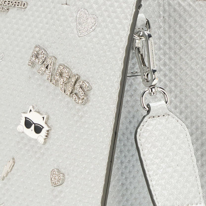 KARL LAGERFELD womens Maybelle Pins Satchel