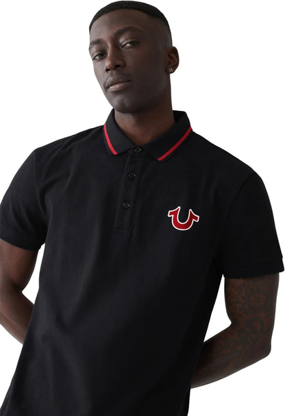 True Religion Polo con punta JV7 para hombre