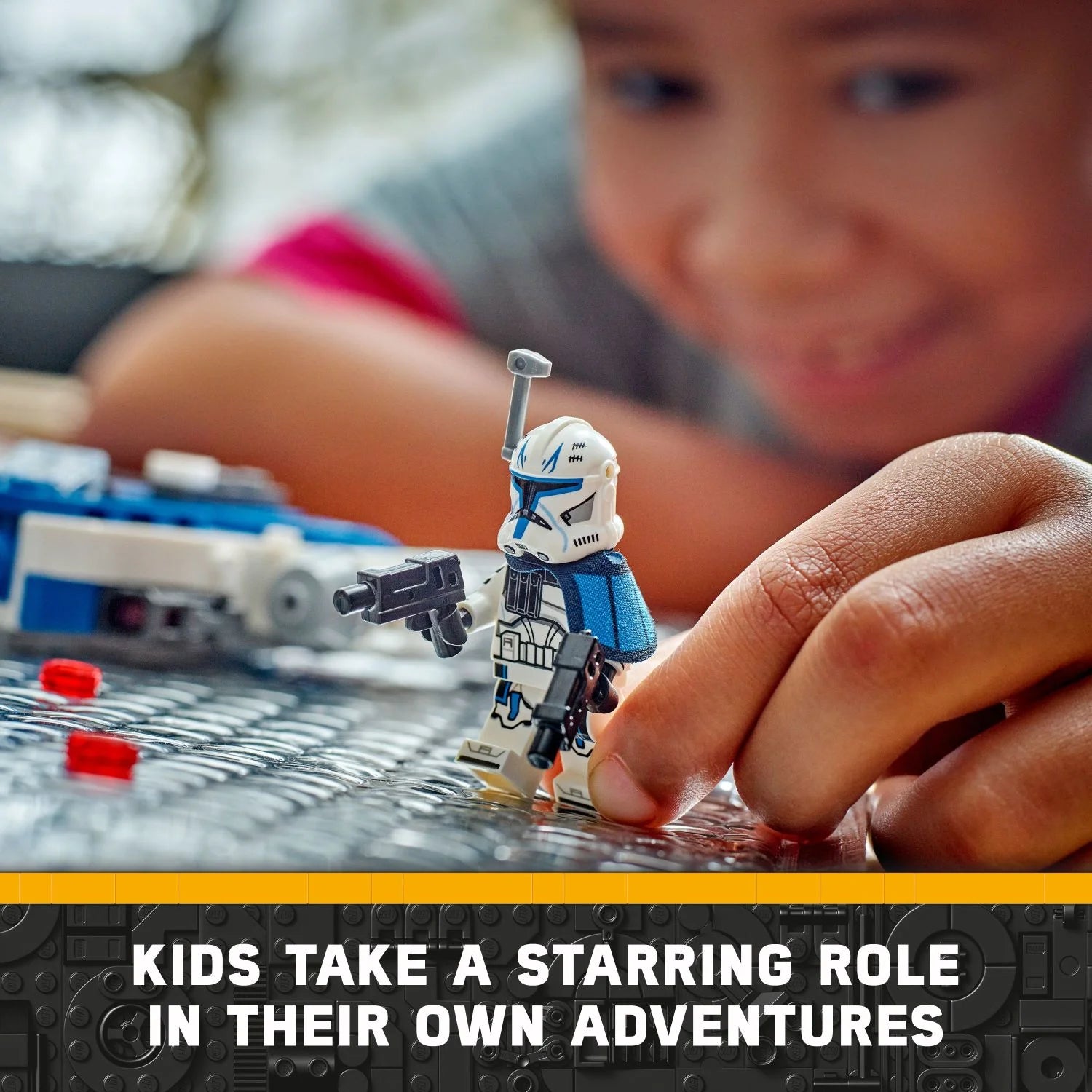 LEGO Star Wars: Juguete Coleccionable de Star Wars Y-Wing para Niños con Minifigura Capitan Rex