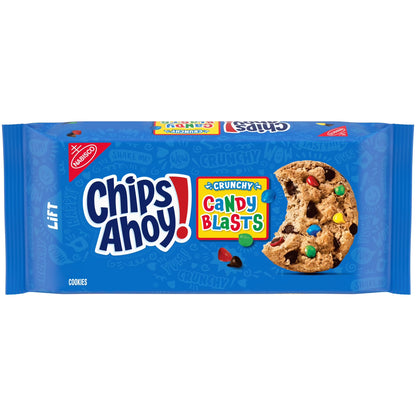 CHIPS AHOY! Galletas Crujientes con Chispas de Chocolate Candy Blasts Fudgy, 12.4 oz