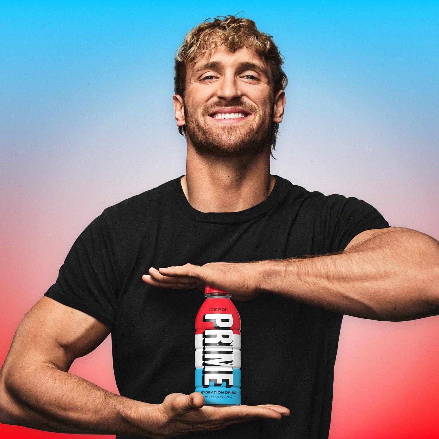 Prime Hydration Bebida Deportiva Ice Pop, 16,9 fl oz, Botella