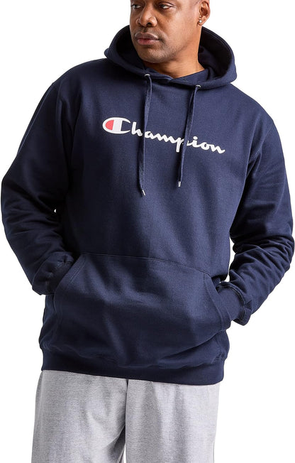 Men'S Fleece Script Logo Hoodie (Reg. or Big & Tall)
