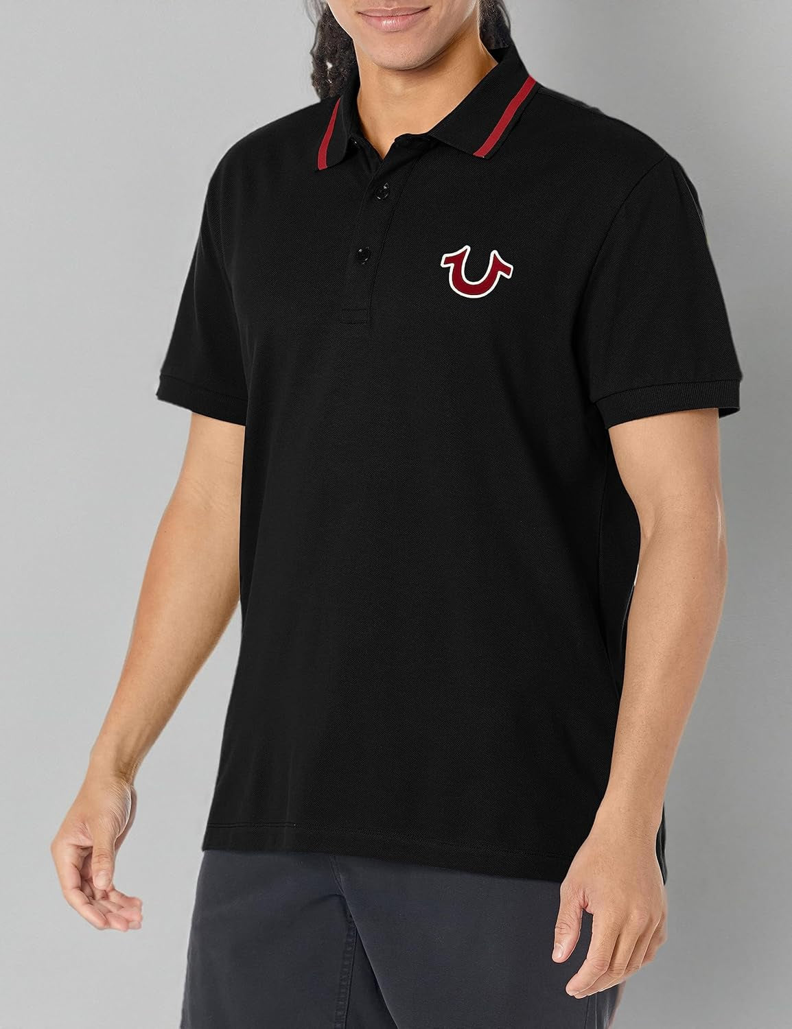 True Religion Polo con punta JV7 para hombre